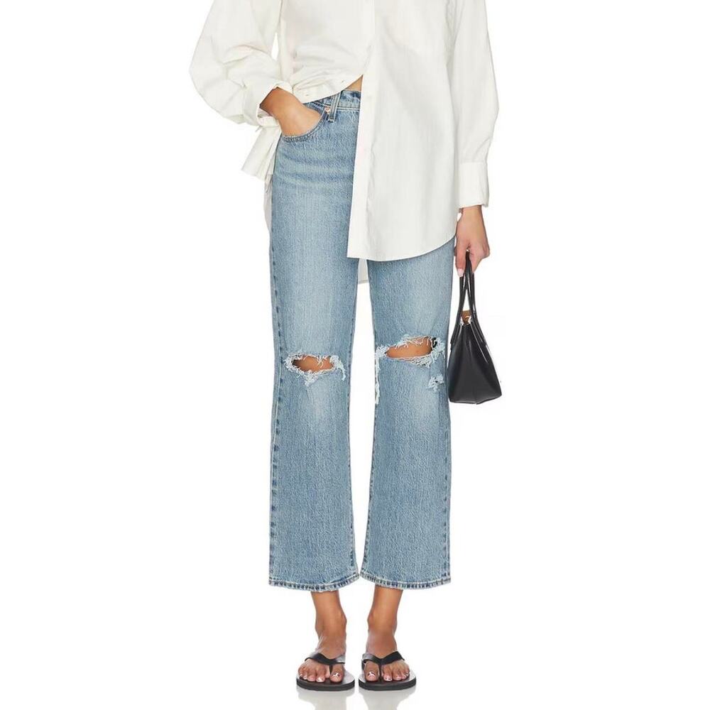 Levis ribcage straight ankle jeans 25x27